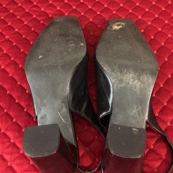 Paolo Linea Milly Black Strap On Pumps - Picture 4 of 4